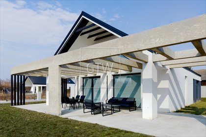 Nowoczesny dom 140 m2 z panoramicznym salonem i luksusowym wykończeniem dom Lesznowola