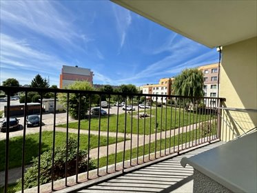 Przestronne 3-pokojowe mieszkanie z balkonem i zielonym widokiem mieszkanie Malbork, Wybickiego