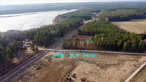 Działki budowlane 1000 m² z mediami, blisko jeziora działka Czerwonka