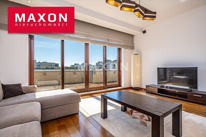Penthouse z 50 m2 tarasem, klimatyzacją i garażem mieszkanie Warszawa, Wilanów, ul. Sarmacka