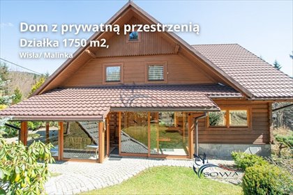 Dom z bala 280 m² na dużej działce w Wiśle dom Wisła, Głębce