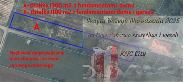 działka na sprzedaż 1300m2 działka Charlęż