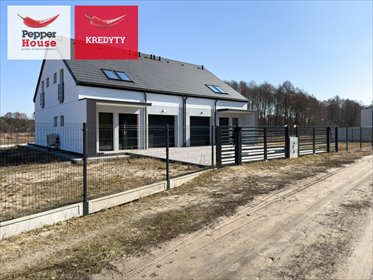 Nowoczesny bliźniak 140m² z dużą działką 700m² (wysoki standard) dom Przyłęki