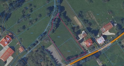 działka na sprzedaż 2459m2 działka Odrzykoń