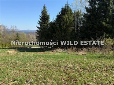 Działka z widokiem na góry, media, WZ, Natura 2000 działka Uherce Mineralne