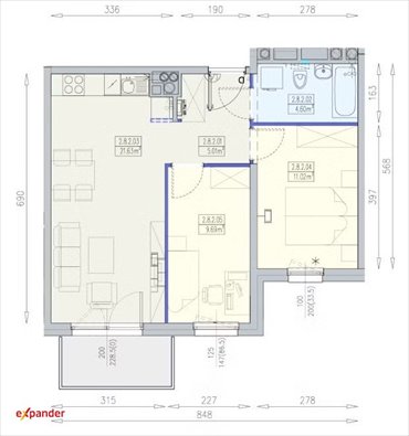 mieszkanie na sprzedaż 52m2 mieszkanie Wrocław, Braterska