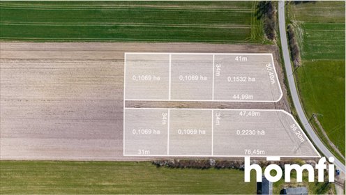 działka na sprzedaż 1069m2 działka Chomentów-Puszcz