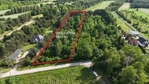 Inwestycyjna działka 8 122 m² z podziałem na 5 działek działka Wałsnów