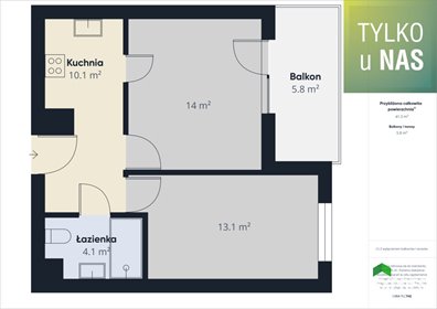 mieszkanie na sprzedaż 41m2 mieszkanie Białystok, Centrum, Wisławy Szymborskiej