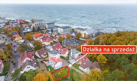 działka na sprzedaż 330m2 działka Ustronie Morskie, Okrzei