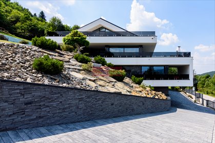 Sprzedam luksusową rezydencję 960 m² z prywatnym lasem dom Myślenice, Chełm