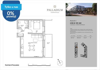 Dwupokojowe mieszkanie 40,31 m2 w Bielawach, Bydgoszcz mieszkanie Bydgoszcz, Bielawy, Ignacego Paderewskiego