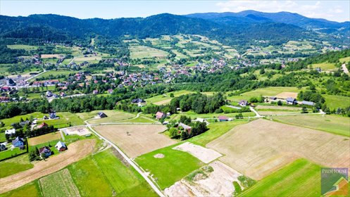 Widokowa działka budowlana 1078 m² w Kamienicy - zapraszam działka Kamienica