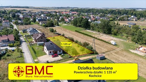 działka na sprzedaż 1135m2 działka Kochcice, Dolna