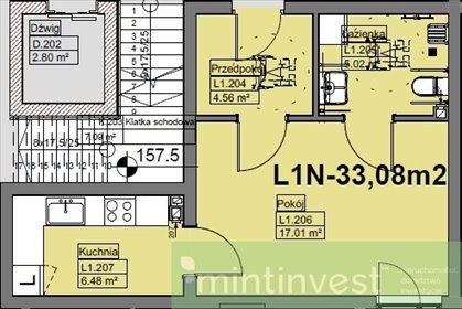 mieszkanie na sprzedaż 33m2 mieszkanie Police, Grunwaldzka