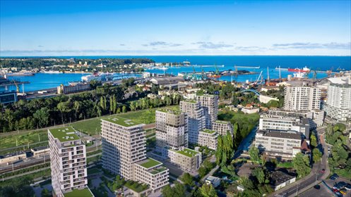 Nowoczesne mieszkanie z prywatnym ogródkiem w Gdyni mieszkanie Gdynia, Śródmieście, Tadeusza Wendy