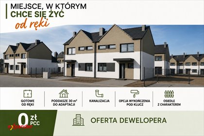 Zapraszam do obejrzenia gotowego domu 87 m² z ogrodem 240 m² w Rabowicach dom Rabowice, Barwna