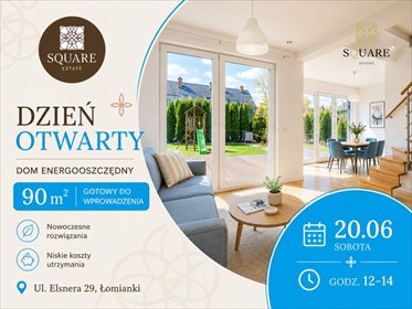 Energooszczędny dom z tarasem i panelami fotowoltaicznymi dom Łomianki Dolne, Józefa Elsnera