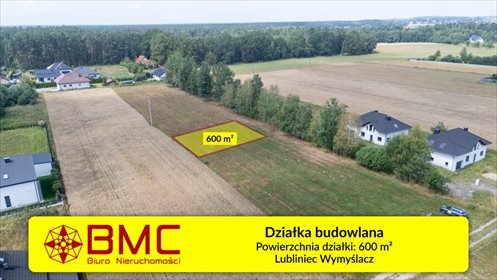 Działka 600 m² w Lublińcu - idealna pod dom! działka Lubliniec, Kwiatowa