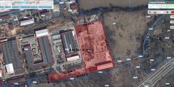 działka na sprzedaż 23540m2 działka Radom, Stalowa