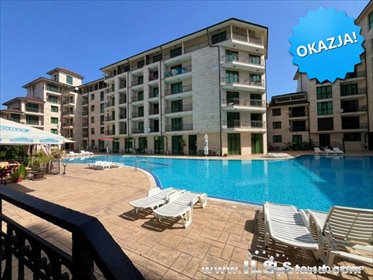 Na sprzedaż luksusowy 54m² apartament z widokiem na basen mieszkanie Słoneczny Brzeg, AMADEUS LUX