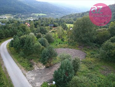 Na sprzedaż działka budowlana 13 arów z widokiem na Beskid Niski działka Uście Gorlickie