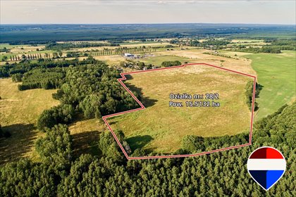 Duża działka rolna 15,5 ha z potencjałem inwestycyjnym działka Klępina
