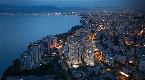 Apartament z widokiem na morze w prestiżowej Antalya mieszkanie Antalya, Şirinyalı, Muratpaşa, Antalya