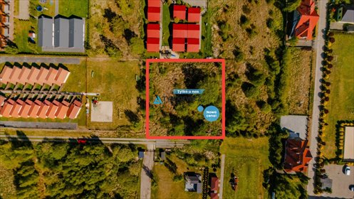 Działka pod zabudowę w centrum Rowów, 1255 m² działka Rowy, Leszczynowa