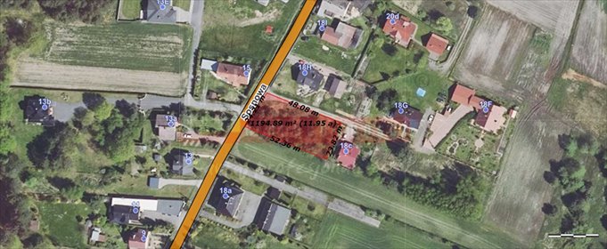 działka na sprzedaż 1200m2 działka Marszałki