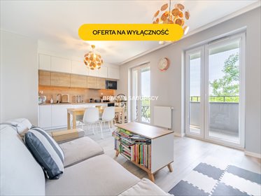 Nowoczesne 3-pokojowe mieszkanie z balkonem i zielonym otoczeniem mieszkanie Kraków, Dębniki, Kliny, Komuny Paryskiej