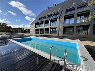 Do sprzedania nowoczesne 43 m² z basenem i widokiem na wydmy mieszkanie Hel, Wydmowa