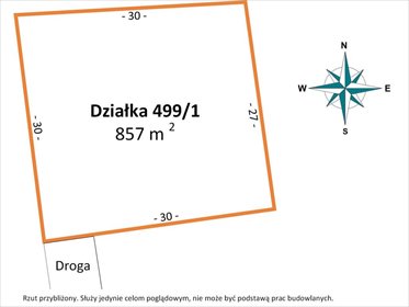 Działka budowlana 857 m² | Starowa Góra, ul. Graniczna | Pełne media działka Starowa Góra