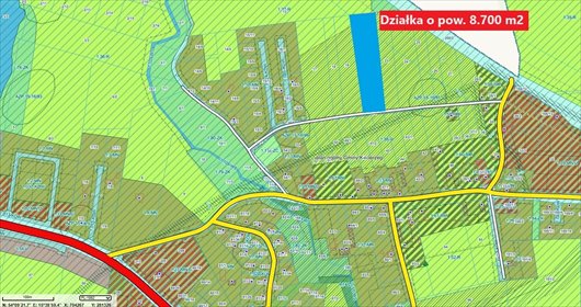 działka na sprzedaż 8700m2 działka Stramnica