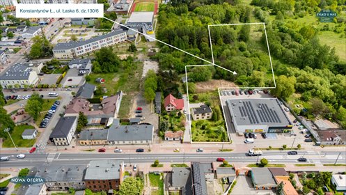 Działka inwestycyjna 7474 m² przy ul. Łaskiej w Konstantynowie działka Konstantynów Łódzki, Łaska