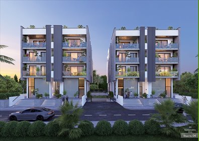 Nowoczesny apartament 2 pok. z widokiem na miasto i morze mieszkanie Girne, Girne, Girne, Cypr Północny