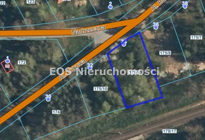 działka na sprzedaż 818m2 działka Glinnik, Nadrzeczna