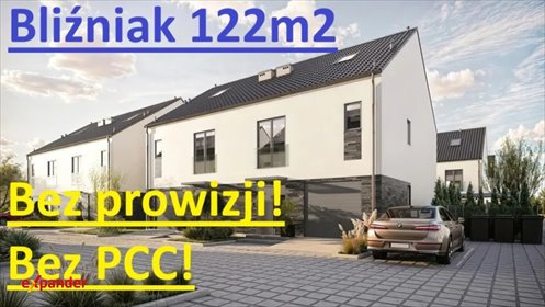 Nowoczesny dom z poddaszem, 122 m², ogród, blisko Wrocławia dom Iwiny, Miodowa