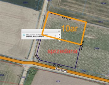 działka na sprzedaż 1000m2 działka Tyniec nad Ślęzą, Sosnowa