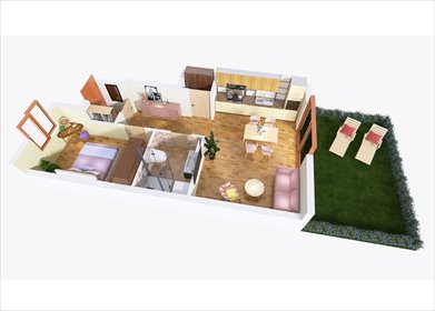 Mieszkanie na sprzedaż 50m2 mieszkanie Pruszków, Bąki, Paderewskiego