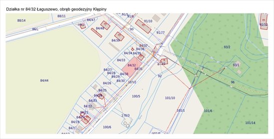 działka na sprzedaż 725m2 działka Łaguszewo