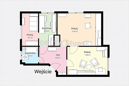 mieszkanie na sprzedaż 67m2 mieszkanie Słupsk, Mieszka I