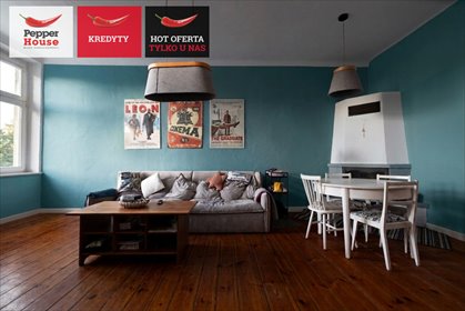 Zapraszam do wynajmu 76 m² mieszkania z kominkiem i wysokimi sufitami mieszkanie Gdańsk, Wrzeszcz, Juliusza Słowackiego