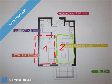 mieszkanie na wynajem 33m2 mieszkanie Warszawa, Mokotów, Komputerowa