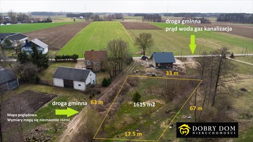 działka na sprzedaż 1615m2 działka Zdrody Nowe