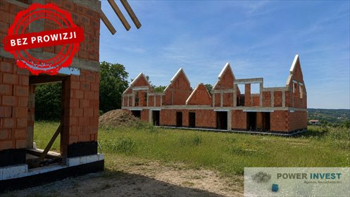 Nowoczesny bliźniak 112 m2 z garażem i dużym strychem dom Wielka Wieś, Krakowska
