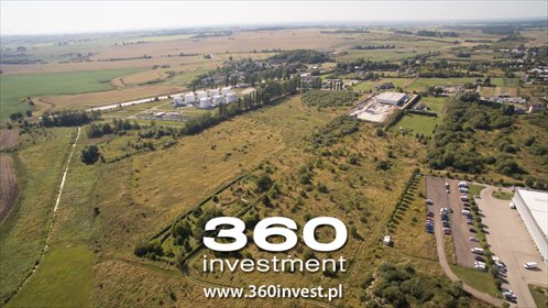 Działka inwestycyjna 14 157 m² z granicą firmy spedycyjnej działka Stobno