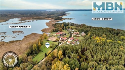 Sprzedam działkę 0,69 ha nad jeziorem Śniardwy z 158 m linii brzegowej działka Niedżwiedzi Róg, Niedżwiedzi Róg