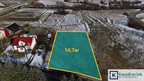 Działka 14,7 ar z mediami i warunkami zabudowy działka Bzianka