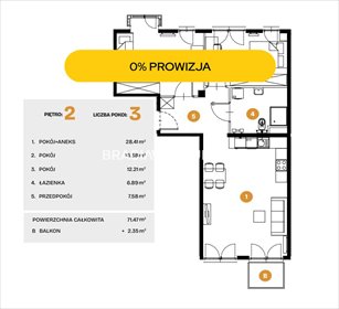 Zapraszam do nowoczesnego 3-pokojowego mieszkania z tarasem w Bronowicach mieszkanie Kraków, Bronowice, Bronowice, Na Błonie